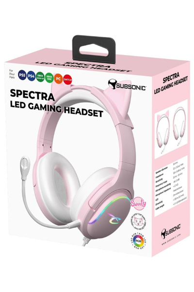 Subsonic Căști pentru toate platformele + LED - Playstation 5