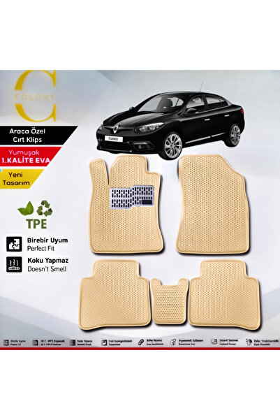 COLONY Renault Fluence Hücreli Premium 1.Kalite Eva Paspas Seti Paspas Takımı...