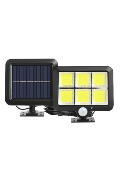 MİKİ Lampa solara LED 120COB F120 senzor de miscare 40W cu 6 casete
