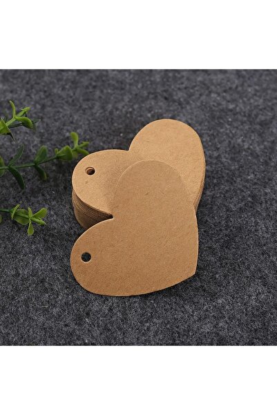 Matbaagraf 200 изрязани от крафт хартия! Перфорирана сърцевидна картонена ети...