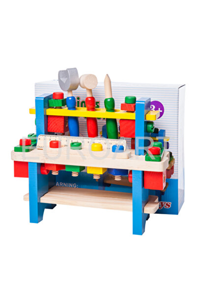 decotoys Jucarie lemn banc de lucru