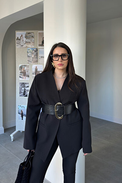 MAGARDE Premium Special Series Belted Jacket - Black