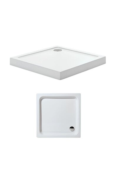 Kupon Duş 100 x 100 Kare Monoblok Duş Teknesi H:10 cm