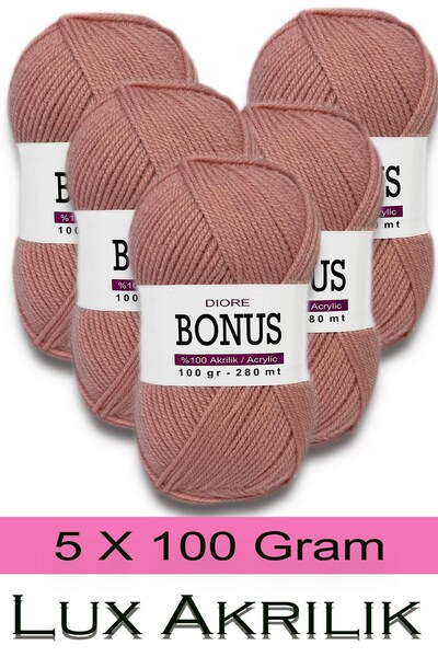 BONUS 5 x 100 gr Classic Lux Akril konac 823