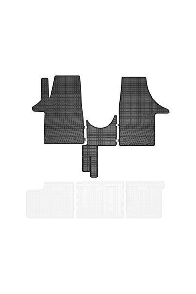 FroGum El Toro rubber interior mats compatible with Volkswagen T5 2003–2015