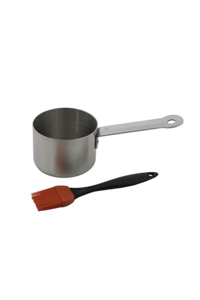 Barbecook Тенджера от неръждаема стомана със силиконова четка