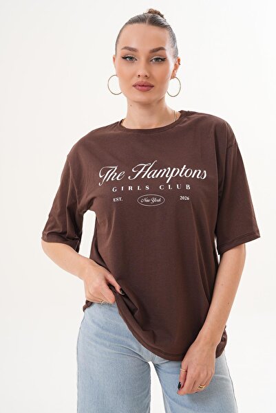 ŞİMAL Дамска тениска с принт и детайли, с дълъг ръкав и широка яка 260256 -