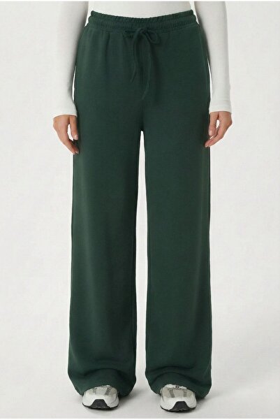 Ritnice Women's Modal Select Wide Leg Khaki Sweatpants