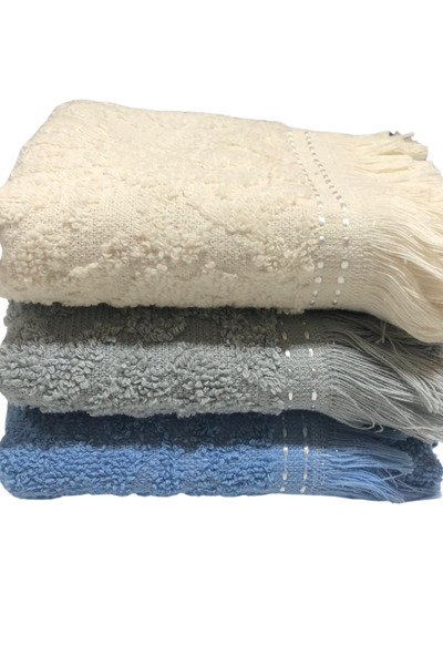 Modella Life Miosse Pure 3 Pieces 30X50 cm Hand-Face-Kitchen Towel Set