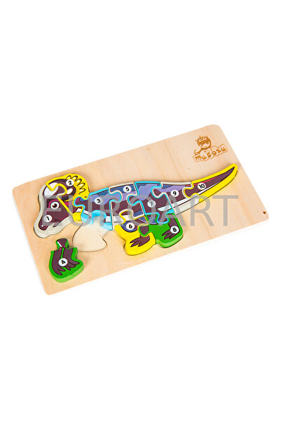 decotoys Puzzle lemn dino