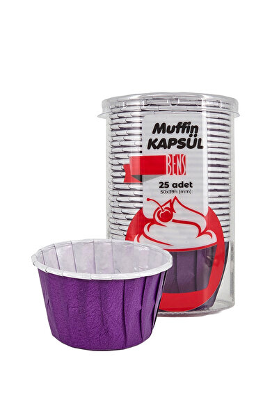 BENS كبسولات بلاستيكية زرقاء (50×39 25 قطعة)