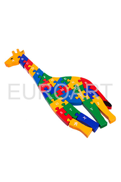 decotoys Puzzle lemn girafa