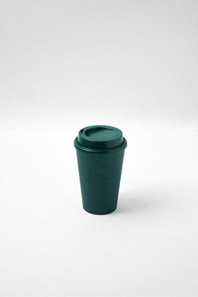 REuse Reusable Cup with Lid 240 ml | Made from Coffee Husks | 1 Piece | Emera...