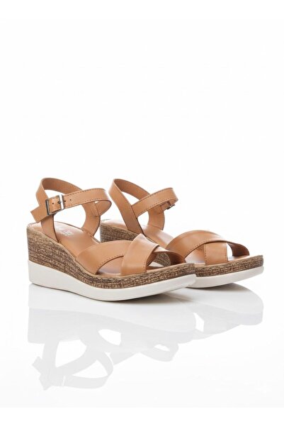 Ender Sandale de damă cu bretele încrucișate Interior Exterior H piele natura...