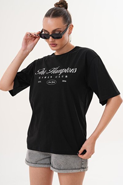 ŞİMAL Дамска тениска с принт и детайли, с дълъг ръкав и широка яка 260256 -