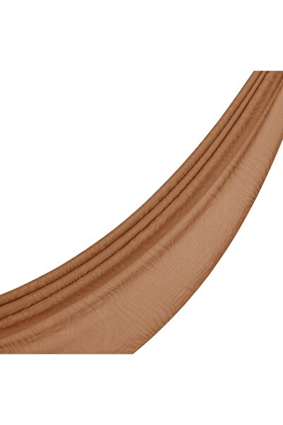 ipekevi Σάλι με Μονόγραμμα - Σχέδιο Ζέβρας - Κανέλα