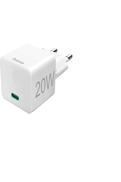 Hama Incarcator retea 201650, 1x USB-C, 20W Power Delivery (PD), Quick Charge...