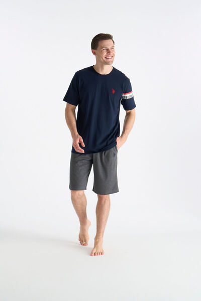 U.S. Polo Assn. Set pantaloni scurți bleumarin pentru bărbați 26Y