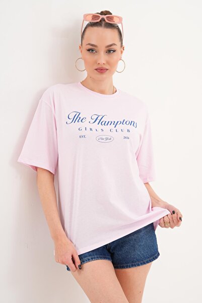 ŞİMAL Дамска тениска с принт и детайли, с дълъг ръкав и широка яка 260256 -