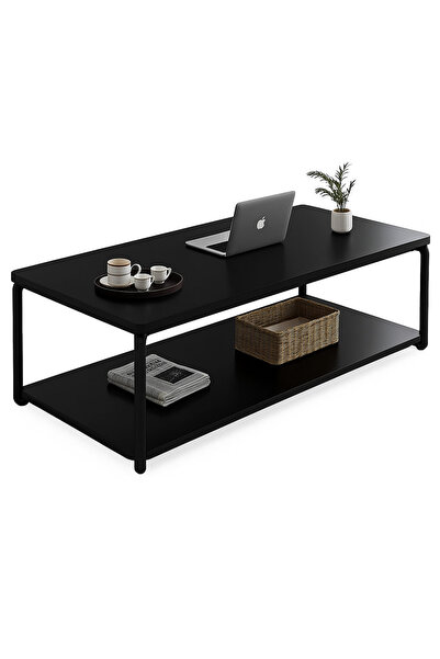 Vivendo Coffee table with storage shelf, Italian style, 110x60x43cm, MDF top ...