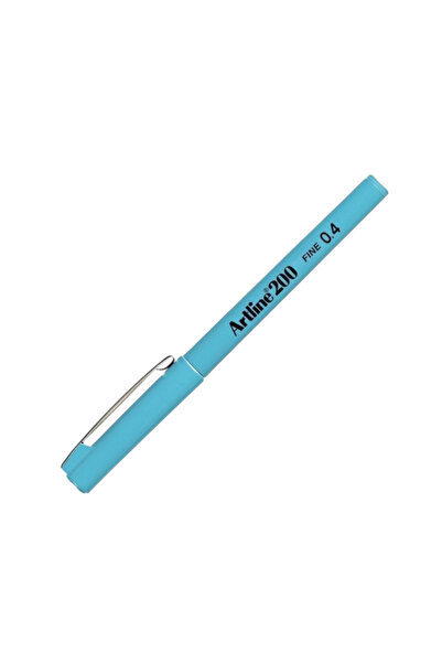 artline 220N Super Fine Thin Felt Tip Writing Pen 0.2 mm Light Blue