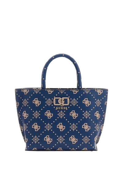 Guess Emelie Logo Mini Women's Navy Blue Handbag Hwgp9928750-Nlo