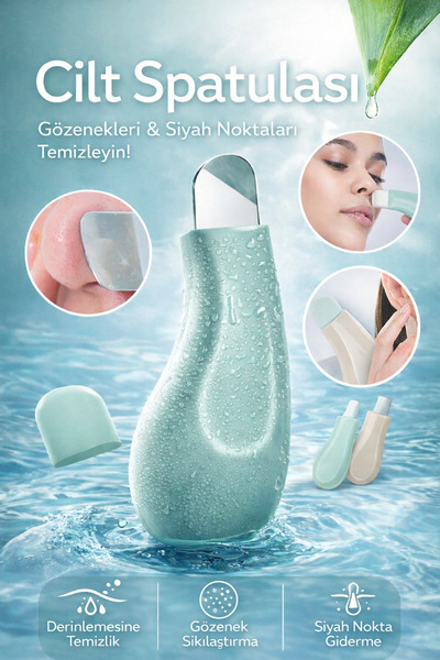 Misyul Cilt Spatulası, Gözenek Temizleme ve Sıkma için Taşınabilir Manuel Siy...
