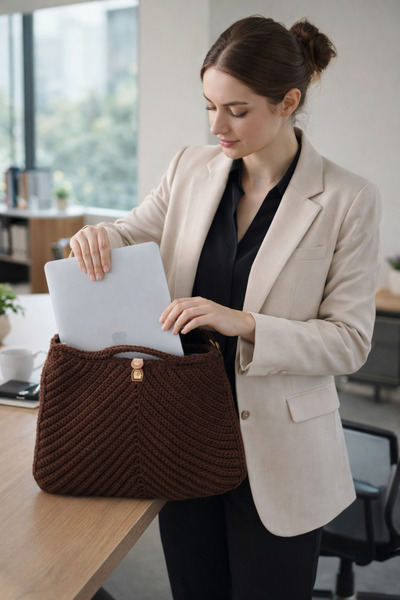 OEM Urban Knit Executive - Handmade laptop bag