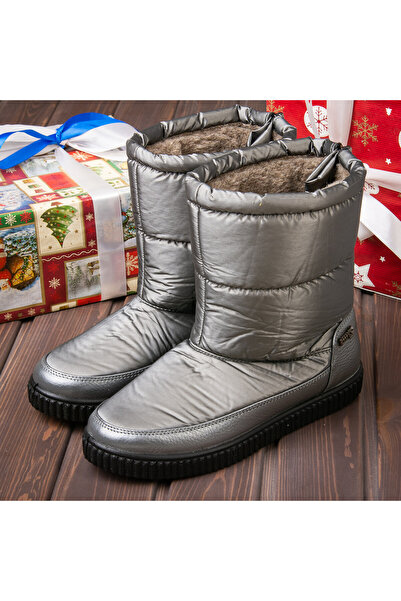 Tellus Women's Textile Winter Knee-High Boots, Fur Lining, 00052