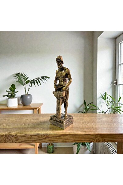 imosas Antik Filozof Heykeli | Dekoratif Bilge Adam Figürü | Vintage Yunan Ta...