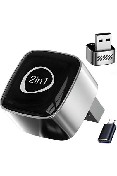 TECHSTAR Adaptor wireless M5 2 în 1 CarPlay și Android Auto M5 2 în 1, USB Mini