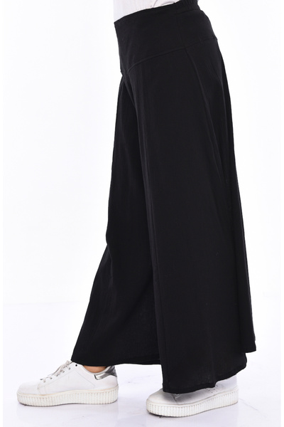 sefamerve Şile Bezi Pant Skirt 0500-02 Black