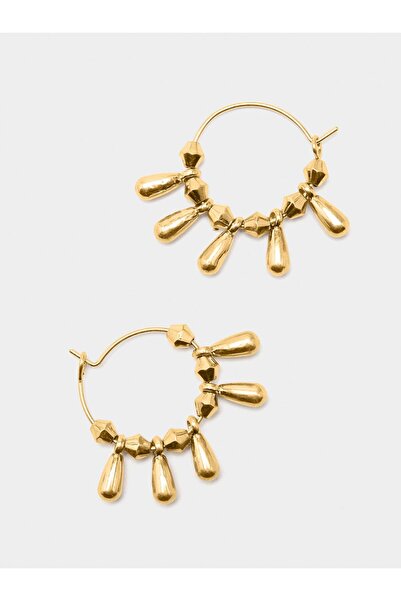 PARFOIS Damla Uçlu Halka Küpe