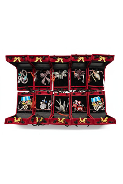 Generic Premium Brooch Martisor Set, Creative Designs (Flower Cart, Lollipop,...