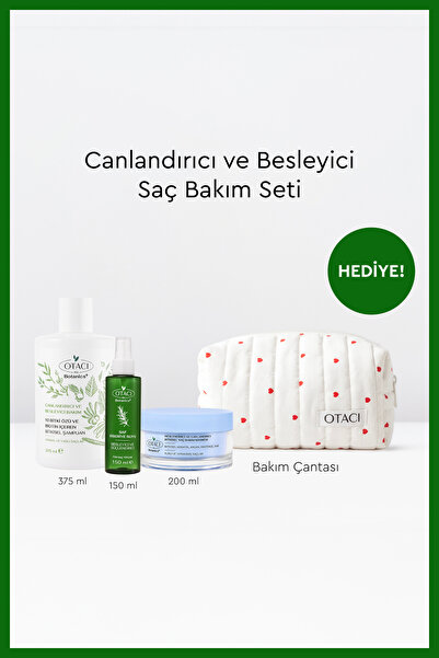 Otacı Canlandırıcı ve Besleyici Saç Bakım Seti