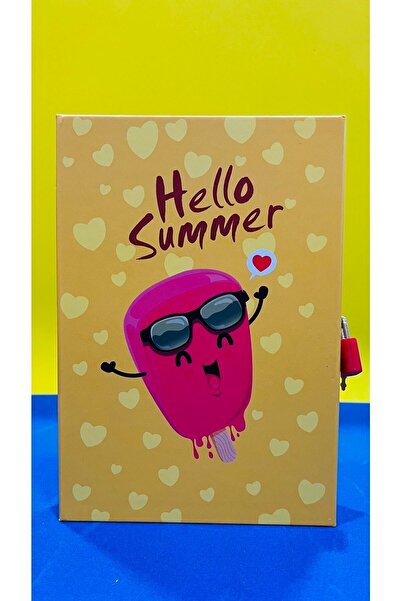 Generic Brand Summer Lovers Here Κλειδωμένο Ημερολόγιο 20*14*3 cm Κουτί