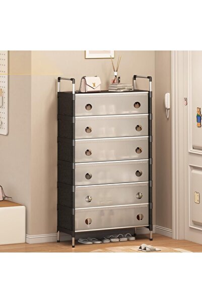 Vivendo Vivendo® Foldable Shoe Rack, Modern Design, Stable and Multifunctiona...