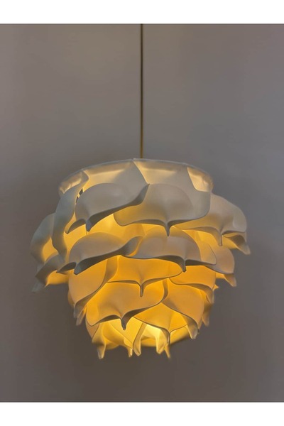 Maison Avf Yeni Modern Eva Gül Krem Tasarım Sarkıt Avize Orta Boy