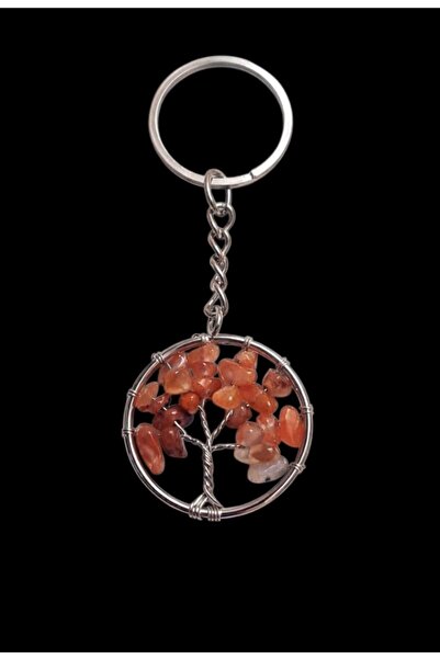 best bioenerji taş terapi Yemeni Agate Natural Stone Keychain