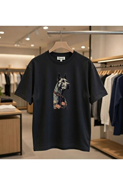 playwear Doberman majica sa cvetnim printom, 100% pamuk, standardni kroj