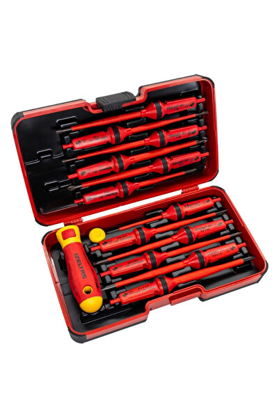 İzeltaş 1000V İzoleli Elektro Slim Tornavida Seti 14 Parça