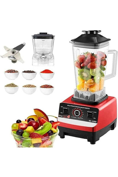 Vivendo Professional 2 in 1 kitchen blender, 2.5L, copper motor, 15 speeds, 4...