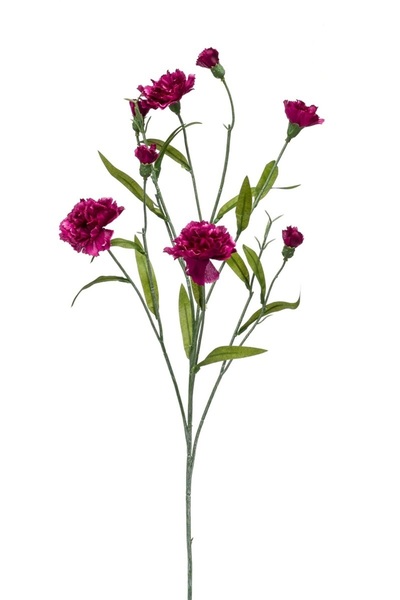 Noname Floare artificiala Dianthus mini tip spray, mov deschis, 70 cm