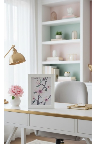 DecorKa Hand Painted Painting - Unique Floral Collection, Gift for March 1-8