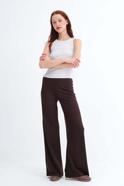 Addax Elastic Waist Trousers Pn9021