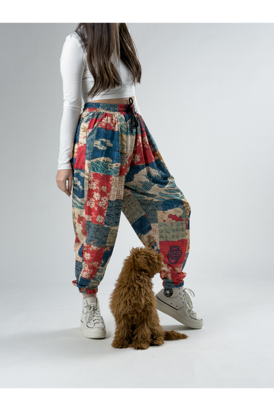 COCOPELLI Ethnic Patterned Women's Jogger Pants Coc2918