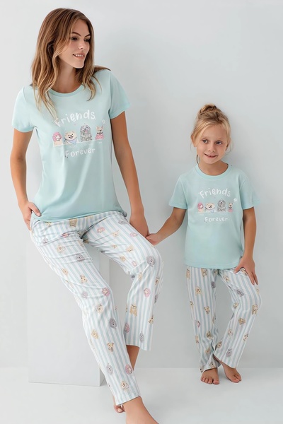 Rolypoly Mother & Daughter Pajama Set, (Sold Separately), 100% Cotton, Crew N...