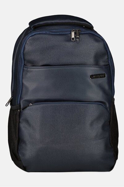Lavie Men Brand Logo Backpack, Navy