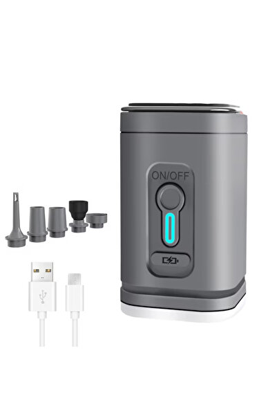 Vivendo Pompa de aer electrica portabila cu lanterna LED - 3 moduri luminoase...