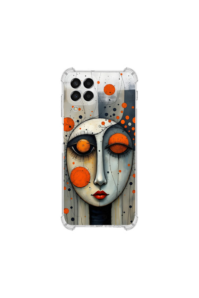 PrintiFy حافظة حماية للزوايا متوافقة مع هاتف سامسونج جالاكسي M33، تصميم ميتام...